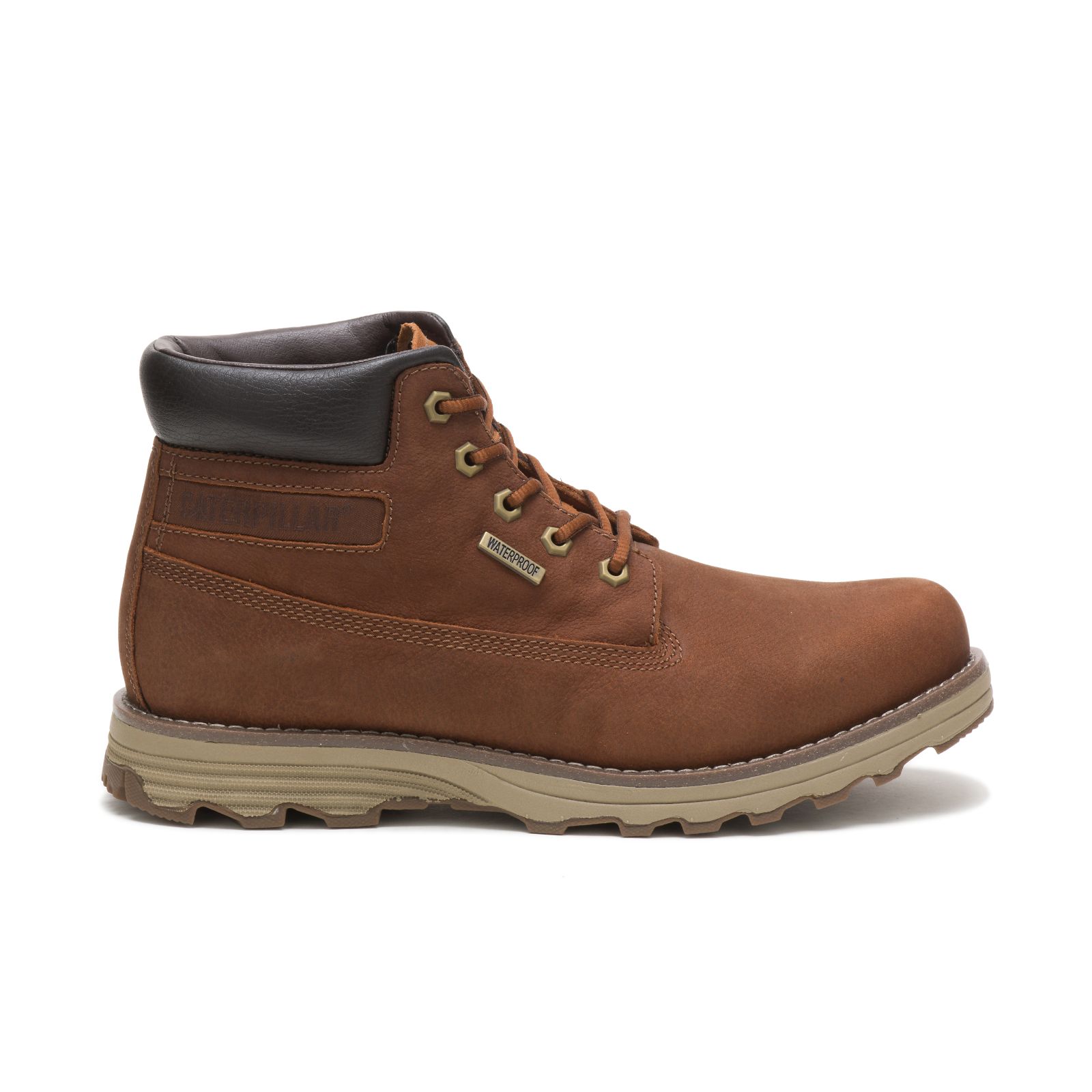 Caterpillar Founder Waterproof Thinsulate™ - Mens Waterproof Boots - Brown - NZ (674FGHMIR)